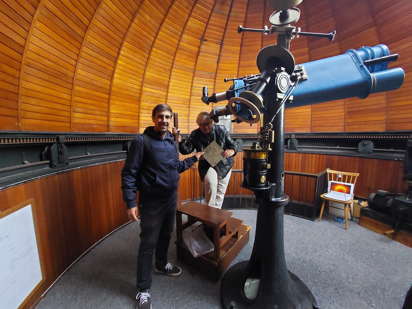 Dochovaný Steinheilův refraktor, dnes v Astronomickém ústavu v Ondřejově. Zdroj: archiv Ústecké hvězdárny.