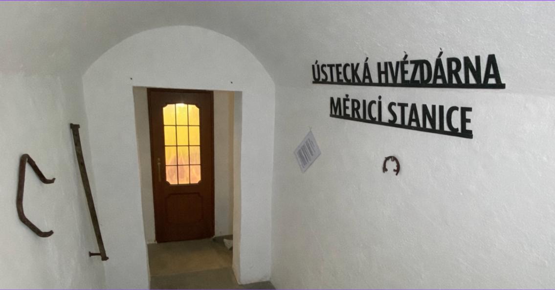 Obnovený interiér podzemní měřicí stanice